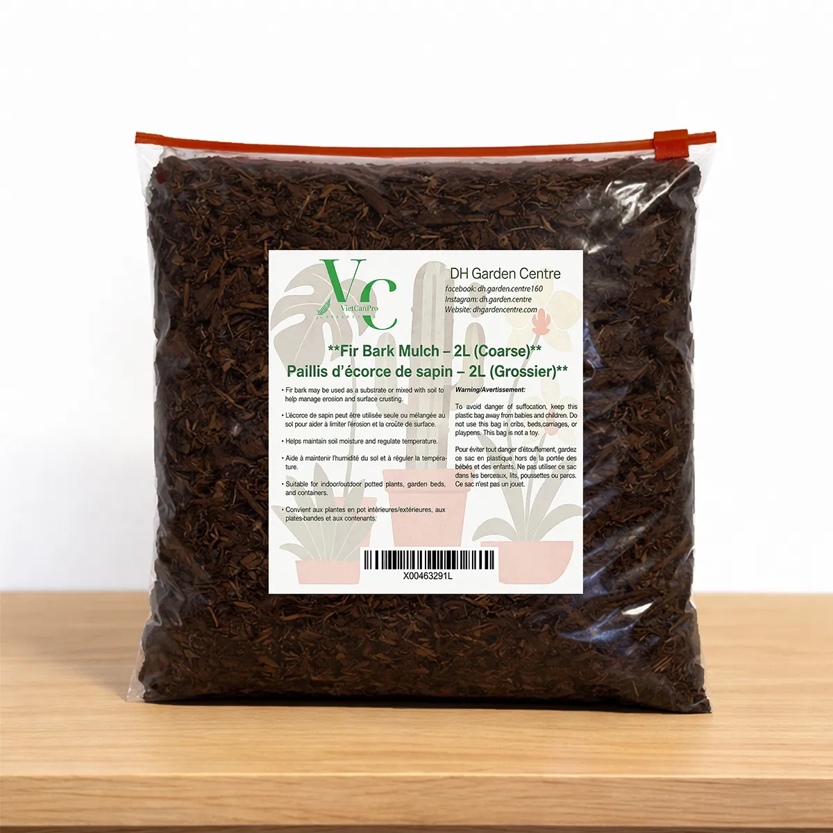 Fir Bark Mulch 2L Coarse